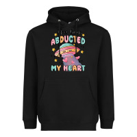 Black you have abducted my heart Heavyweight Hoodie - MaliasSmallBusiness