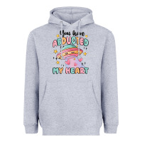 Heather Grey you have abducted my heart Heavyweight Hoodie - MaliasSmallBusiness