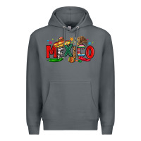 Rock colorful mexico collage Premium Hoodie - LillyAllenDesigns