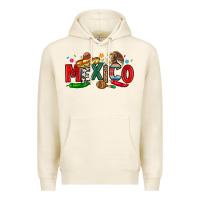 Tofu colorful mexico collage Premium Hoodie - LillyAllenDesigns
