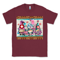 Burgundy nurse gnomes Classic Tee - AdoDesignShop