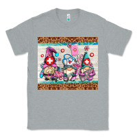 Heather Grey nurse gnomes Classic Tee - AdoDesignShop