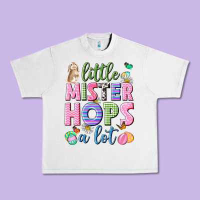 Little Mister Hops A Lot Easter Urban Heavy Tee Designed By Neo Western