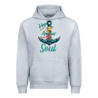 Heather Grey Hope is the Anchor Urban Hoodie - Bettercallsaul