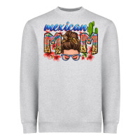 Heather Grey mexican mom Heavyweight Sweatshirt - Zillion Design Studio