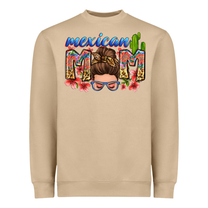 Mexican Mom Heavyweight Sweatshirt by Zillion Design Studio | Teevron