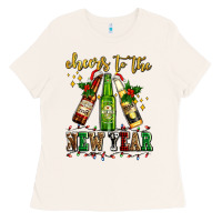 Bone cheers to the new year with beers Ladies Tee - AdoDesignShop