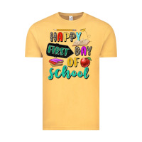 Vintage Mustard happy first day of school Vintage Tee - Zillion Design Studio
