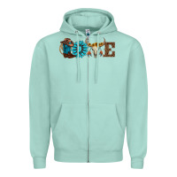 Seafoam western love Zipper Hoodie - AdoDesignShop