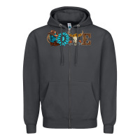 Smoke western love Zipper Hoodie - AdoDesignShop