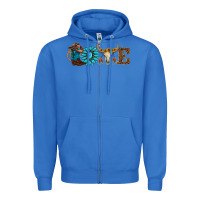 True Royal western love Zipper Hoodie - AdoDesignShop