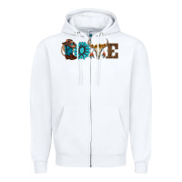 White western love Zipper Hoodie - AdoDesignShop