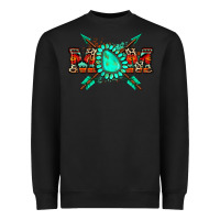 Black aztec mom Heavyweight Sweatshirt - Zillion Design Studio