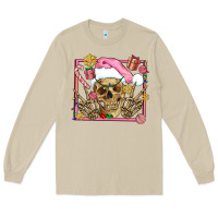 Mushroom pink christmas skeleton Long Sleeve Tee - AdoDesignShop