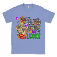 Colony Blue mardi gras dead inside but lucky  with skeleton Classic Tee - AdoDesignShop