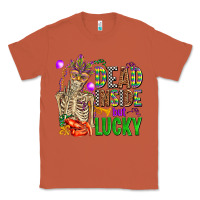 Copper mardi gras dead inside but lucky  with skeleton Classic Tee - AdoDesignShop