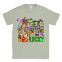 Matcha mardi gras dead inside but lucky  with skeleton Classic Tee - AdoDesignShop