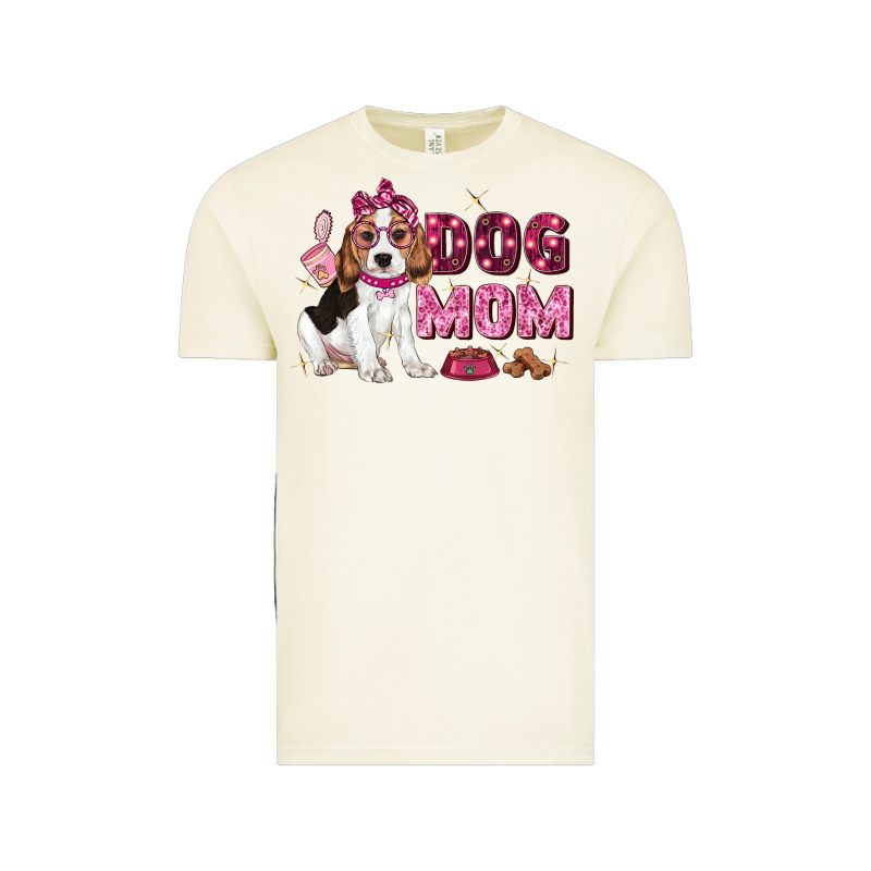 Dog Mom Vintage Tee by Zillion Design Studio | Teevron