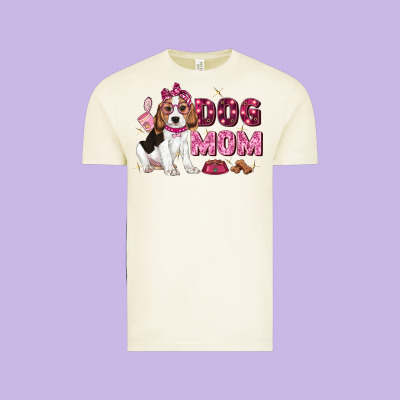 Dog Mom Vintage Tee Designed By Zillion Design Studio
