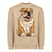 Mushroom english bulldog Heavyweight Sweatshirt - RanaPortraitStore
