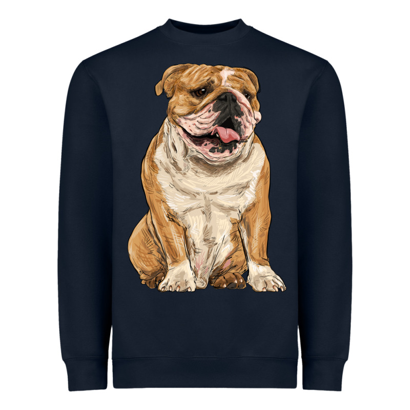 English Bulldog Heavyweight Sweatshirt by RanaPortraitStore | Teevron