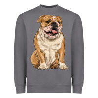 Storm english bulldog Heavyweight Sweatshirt - RanaPortraitStore
