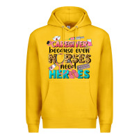 Lemon caregiver because nurses need heroes Premium Hoodie - LillyAllenDesigns