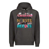 Smoke caregiver because nurses need heroes Premium Hoodie - LillyAllenDesigns