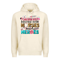 Tofu caregiver because nurses need heroes Premium Hoodie - LillyAllenDesigns