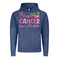 Vintage Denim breast cancer awareness Vintage Hoodie - Zillion Design Studio
