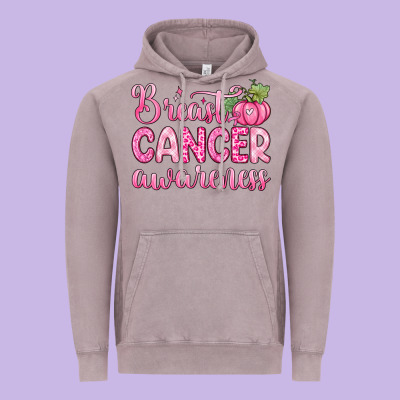Breast Cancer Awareness Vintage Hoodie Designed By Zillion Design Studio