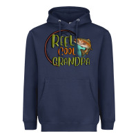 Navy reel cool  grandpa Heavyweight Hoodie - MaliasSmallBusiness