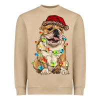 Mushroom christmas bulldog Heavyweight Sweatshirt - RanaPortraitStore