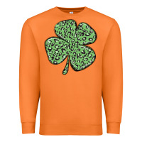 Carrot leopard shamrock Premium Sweatshirt - MaliasSmallBusiness