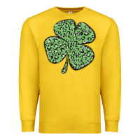 Lemon leopard shamrock Premium Sweatshirt - MaliasSmallBusiness