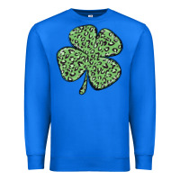 True Royal leopard shamrock Premium Sweatshirt - MaliasSmallBusiness