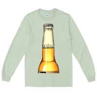 Matcha yellow beer bottle Long Sleeve Tee - AdoDesignShop