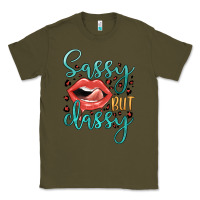 Army Green sassy but classy Classic Tee - JahusDesignShop