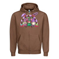 Chestnut easter gnomes rainbow Zipper Hoodie - Artiststas
