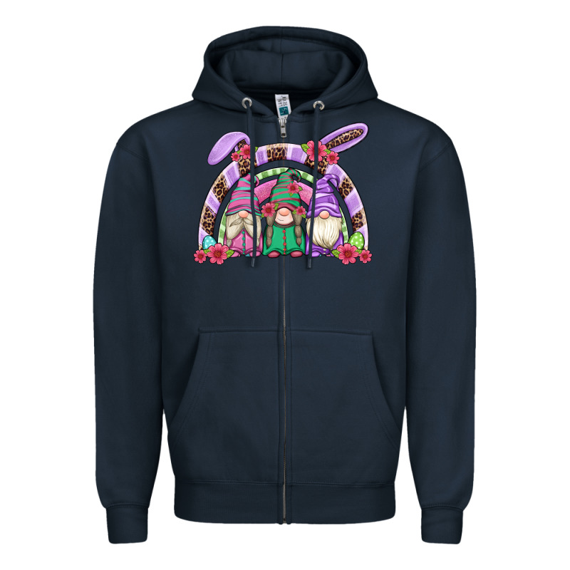 Easter Gnomes Rainbow Zipper Hoodie by Artiststas | Teevron