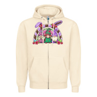 Sandshell easter gnomes rainbow Zipper Hoodie - Artiststas