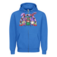 True Royal easter gnomes rainbow Zipper Hoodie - Artiststas
