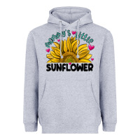 Heather Grey mommy' s little sunflower Heavyweight Hoodie - MaliasSmallBusiness