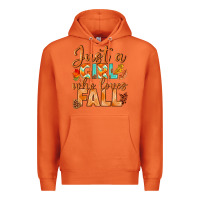Carrot just a girl who loves fall Premium Hoodie - BundleAndBundleShop