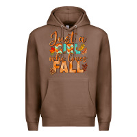 Chestnut just a girl who loves fall Premium Hoodie - BundleAndBundleShop
