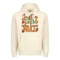 Sandshell just a girl who loves fall Premium Hoodie - BundleAndBundleShop