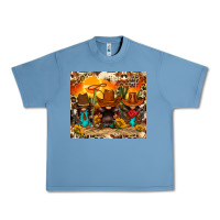 Pebble Blue western gnomies Urban Heavy Tee - FaDigitalArtStudio