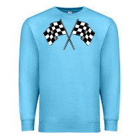 Ocean Blue race flag Premium Sweatshirt - MaliasSmallBusiness