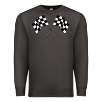 Smoke race flag Premium Sweatshirt - MaliasSmallBusiness