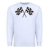 White race flag Premium Sweatshirt - MaliasSmallBusiness